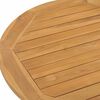 vidaXL Set da Pranzo per Giardino 5 pz in Legno Massello di Teak