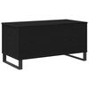 vidaXL Tavolino da salotto Rovere Nero 90 x 44,5 x 45 cm