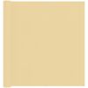 vidaXL Schermo da balcone Sabbia 110 x 600 cm Tessuto Oxford