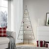 vidaXL Albero di Natale Decorativo in Metallo Nero 180 cm