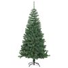 vidaXL Albero di Natale con 300 LED con supporto Verde 240 cm PVC