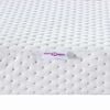 vidaXL Topper per materasso Bianco 90 x 200 cm Tessuto Jacquard
