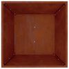 vidaXL Vaso da giardino 5 pcs Ruggine 50 x 50 x 15 cm