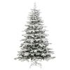 vidaXL Albero Natale Artificiale Incernierato con Neve Fioccata 210 cm