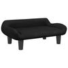 vidaXL Divano per Bambini Nero 70x40x24 cm in Velluto