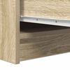 vidaXL Credenza Rovere Sonoma 29,5x34x76 cm in Legno Multistrato
