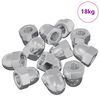 vidaXL Dado 9574 pcs Argento M6 x 10 mm Ferro