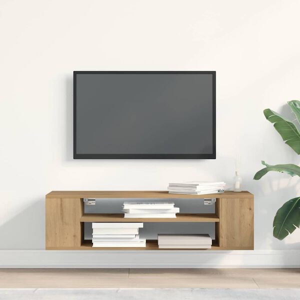 vidaXL Mobile TV artisian oak 100 x 30 x 26,5 cm Legno multistrato