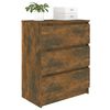 vidaXL Credenza Rovere Fumo 60x35x76 cm in Legno Multistrato