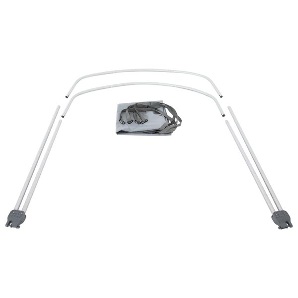 Intex Tettuccio per Barca Grigio 160x142 cm Tessuto Oxford