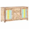 vidaXL Credenza 151x40x75 cm in Legno Grezzo di Acacia