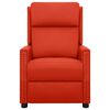 vidaXL Poltrona Massaggio Elettrica Rosso Similpelle