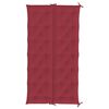 vidaXL Cuscini per Panca 2 pz Rosso Vino 200x50x7 cm in Tessuto Oxford