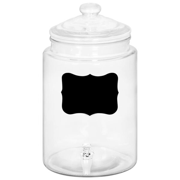 vidaXL Distributore di Bevande con Etichetta 5800 ml in Vetro