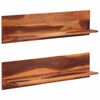 vidaXL Mensole da Parete 2 pz 112x20x26 cm in Legno Massello di Acacia