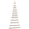 vidaXL Albero di Natale sospeso con stella superiore 74x150 cm Ramo naturale