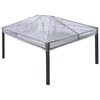 vidaXL Sostituzione Copertura Gazebo 400 x 300 x 32 cm Trasparente PVC