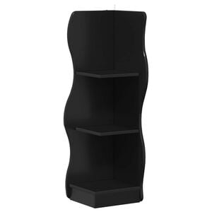 vidaXL Mensola angolare Nero 34 x 33 x 102 cm Legno ingegnerizzato