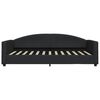 vidaXL Divano Letto Estraibile con Cassetti Nero 100x200 cm in Tessuto