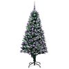 vidaXL Albero di Natale artificiale con 300 LED Verde 180 cm