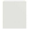 vidaXL Comodino Bianco 34,5x39x44 cm in Acciaio