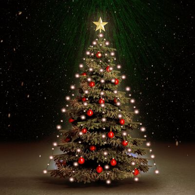 vidaXL Luci per Albero di Natale con 210 LED 210 cm