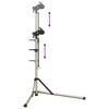 vidaXL Supporto per Riparazione Bici Regolabile 102-160 cm Alluminio