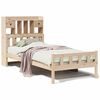 vidaXL Letto Libreria senza Materasso 100x200 cm in Legno di Pino