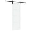 vidaXL Porta scorrevole 83 x 232 cm Legno Massello di Pino