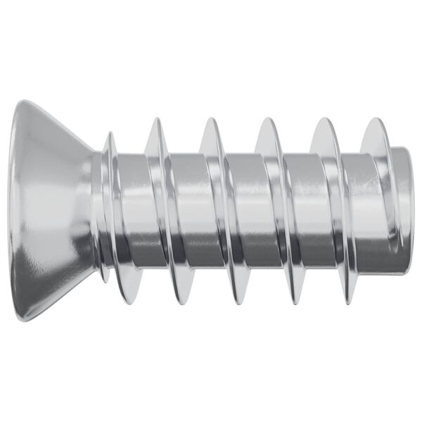 vidaXL Vite 2 pcs Argento M6 x 12 mm Ferro