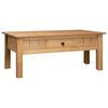 vidaXL Tavolino da Salotto 100x60x43,5 cm in Pino Massello Panama Range