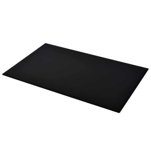 vidaXL Piano Tavolo in Vetro Temperato Rettangolare 1200x650 mm