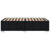 vidaXL Giroletto senza Materasso Nero 100x200 cm in Tessuto