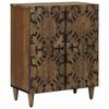 vidaXL Credenza con Ripostiglio Marrone 60 x 33,5 x 75 cm