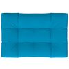 vidaXL Cuscino per Pallet Blu 120x80x12 cm in Tessuto