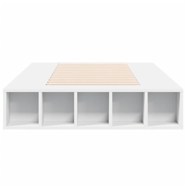 vidaXL Giroletto Bianco 90x200 cm in Legno Multistrato