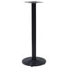 vidaXL Gamba per Tavolino da Bistr&ograve; Nero &Oslash;43x107 cm in Ghisa