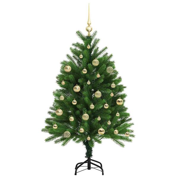 vidaXL Albero di Natale con 150 LED con supporto Verde 120 cm PE