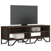 vidaXL Mobile Porta TV Rovere Marrone 122x34x41cm in Legno Multistrato