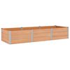 vidaXL Letto rialzato da giardino Marrone 300 x 100 x 54 cm