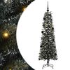 vidaXL Albero di Natale artificiale con 150 LED Verde 150 cm