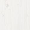 vidaXL Giroletto senza Materasso Bianco 140x200 cm Legno Massello Pino