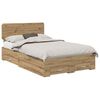 vidaXL Struttura del letto Rovere artigianale 120 x 190 cm