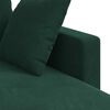 vidaXL Divano Verde Scuro 198 x 134 x 80 cm Velluto