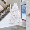 vidaXL Albero di Natale Artificiale con Rami Pieghevoli Bianco 300 cm