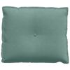 vidaXL Cuscino per Schiena Verde Mare 60 x 50 cm Tessuto in Cords