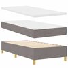 vidaXL Letto a Sorgente LED con materasso Talpa 90 x 190 cm Tessuto