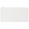 vidaXL Fioriera da Giardino Bianca 90x40x46 cm Legno Massello di Pino