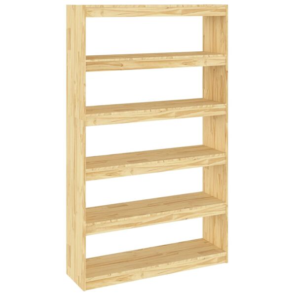 vidaXL Libreria/Divisorio 100x30x167,5 cm Legno Massello di Pino