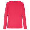Maglietta da Bambina a Maniche Lunghe Fucsia 140